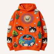 Quirky Personality Pullover Jacket for Women