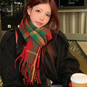 Cozy Plaid Scarf