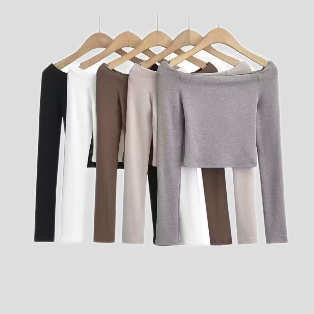 Women's Sexy Slim-Fit Long-Sleeve T-Shirt