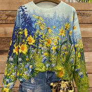 Custom Photo Print Long Sleeve Women's Digital Top