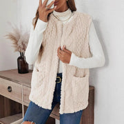Cozy Apricot Cardigan with Pockets - Perfect for Casual Days
