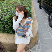 Sweet Japanese-Style Vest Hoodie for Women