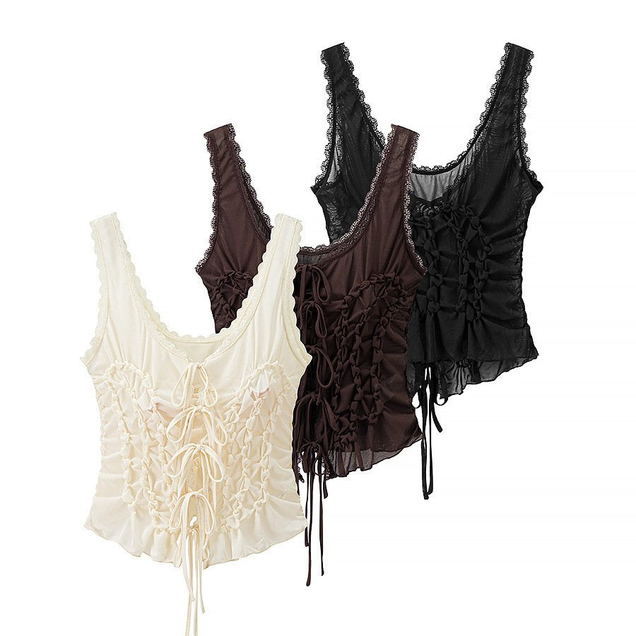 Elegant Bow-Tie Camisole Top for Women