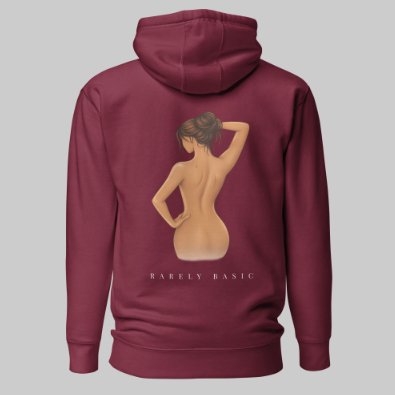Casual Drop-Shoulder Hoodie Sweater for Women