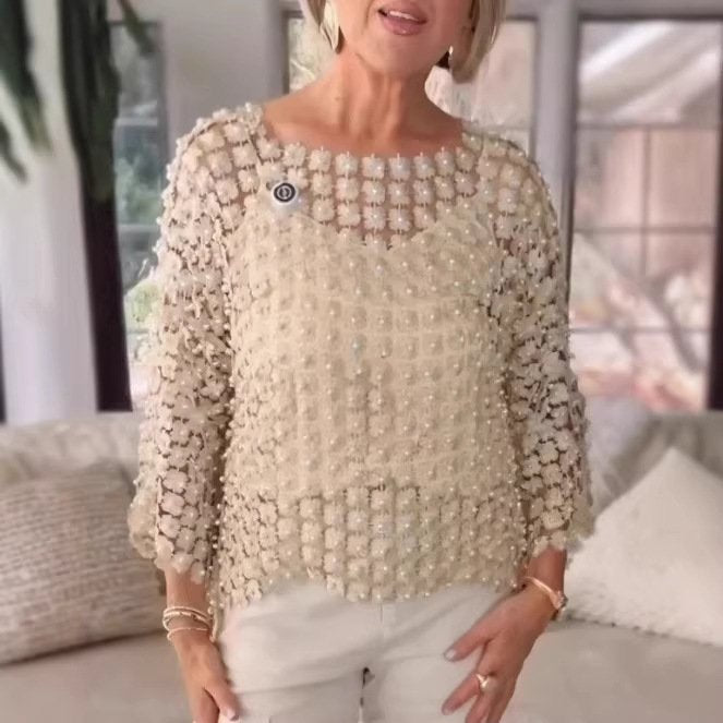 Chic Floral V-Neck Casual Top for Effortless Style