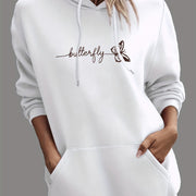 Women's Casual Butterfly Hoodie