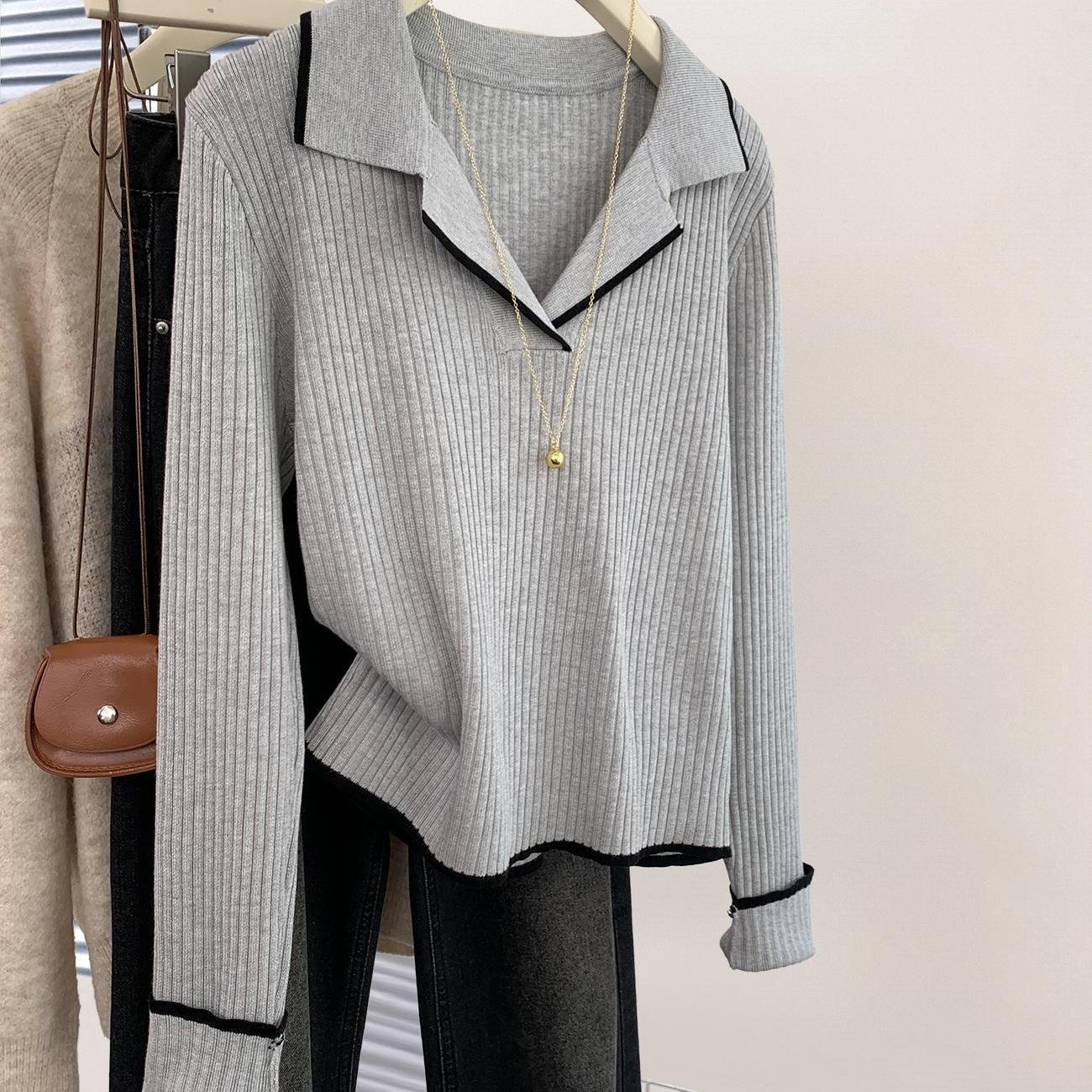 Women's Loose Fit Tummy-Covering Long Sleeve Top