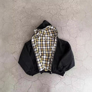 Dark Grey Minimalist Hoodie for Women