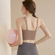 Non-Slip Padded Running Bra for Women - Yoga & Fitness Support