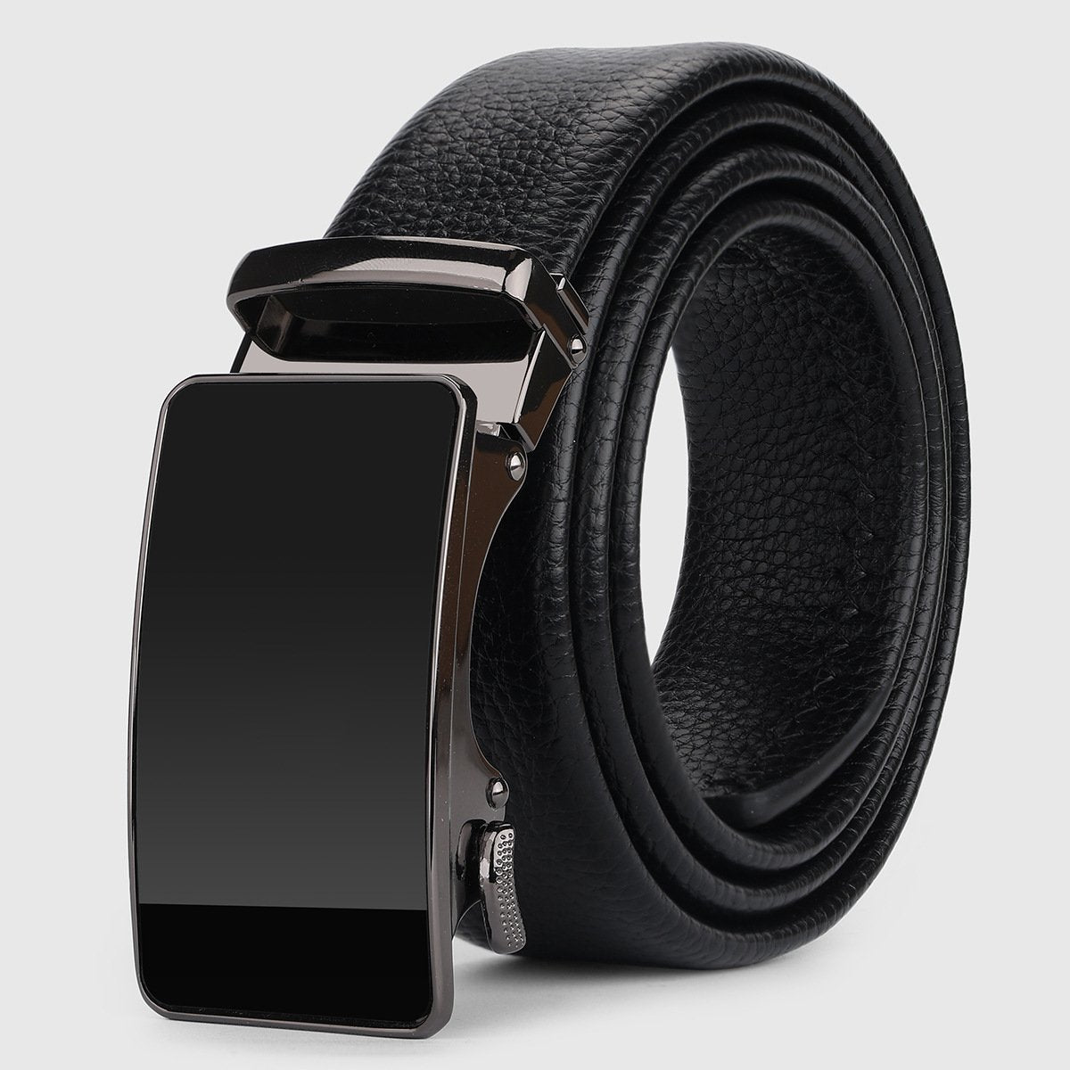 Leather Business Belt for Men - Automatic Buckle