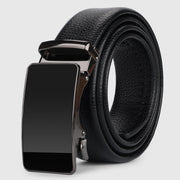 Leather Business Belt for Men - Automatic Buckle