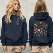 Loose Fit Casual Sports Hoodie Sweater for Women