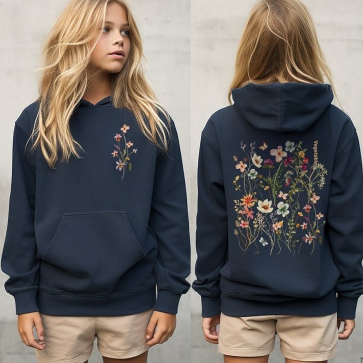 Loose Fit Casual Sports Hoodie Sweater for Women