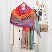 Colorful Gradient Shawl for Women