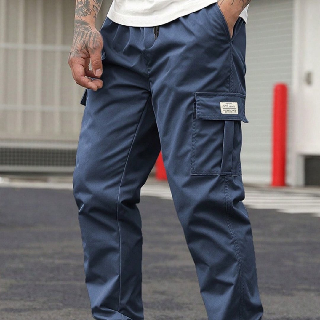 Retro Workwear Casual Pants for Men
