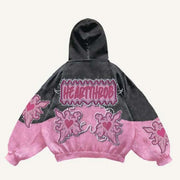 Relaxed Punk Hoodie for Women