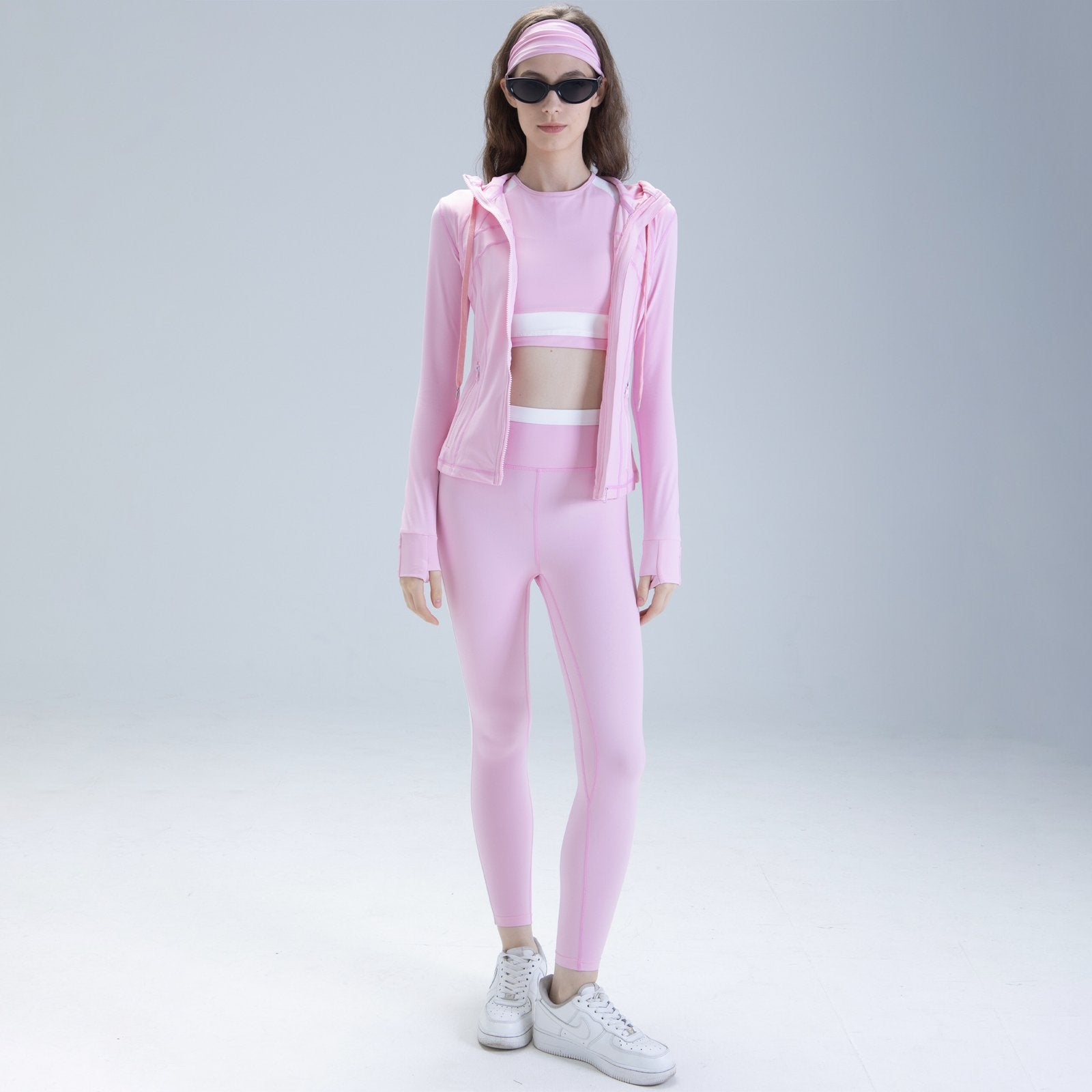 Women's Nude-Feel Quick-Dry Fitness Long-Sleeve Running Top