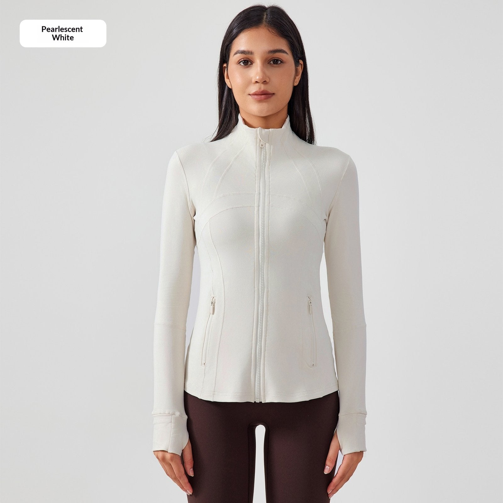Lightweight Elastic Yoga Coat – Long Sleeve, Breathable & Stretchy