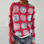 Women's Color-Block Crewneck Sweatshirt