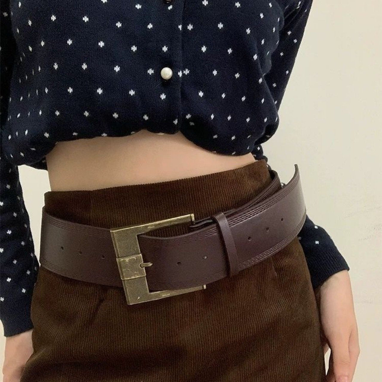 Women's Spicy Belt with Pin Buckle