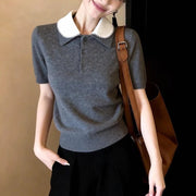 Slimming Gray Top