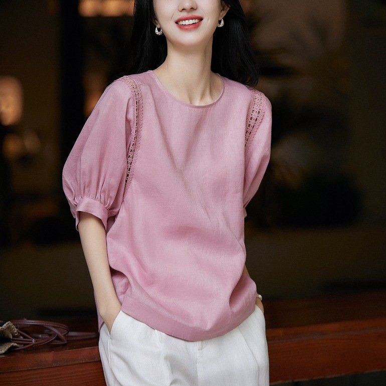 Elegant Short-Sleeve Top
