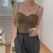 Seamless Figure-Hugging Camisole with Chest Support