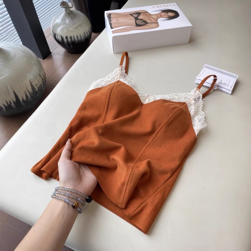 Sexy One-Piece Lingerie for Women - French-Style V-Neck Camisole