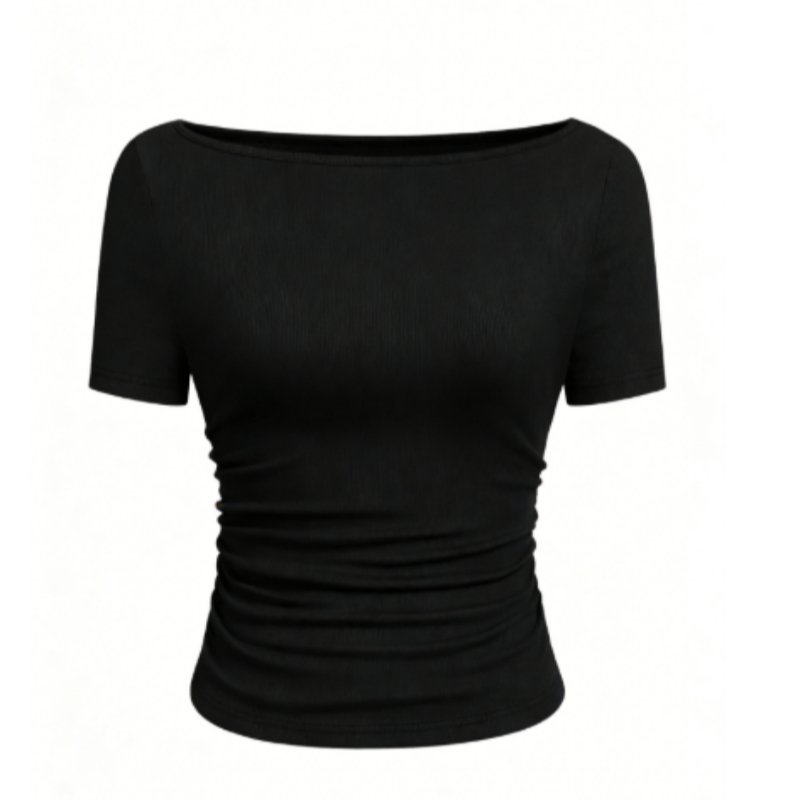 Chic Boat Neck Tee