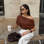 Loose Fit Short Sleeve Top