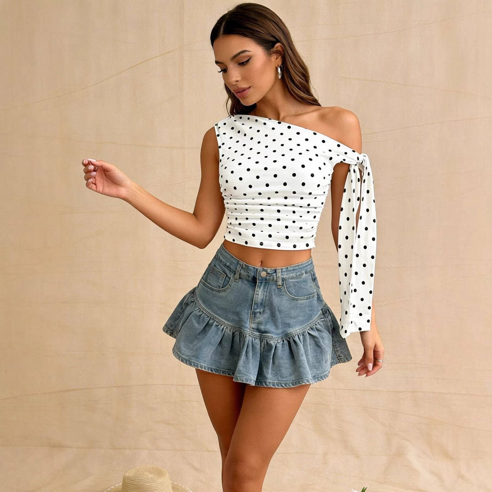 Chic Polka Dot Cami