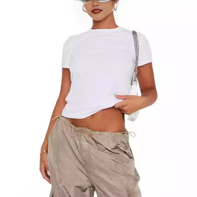 Women's Slim Fit Pullover T-Shirt Top