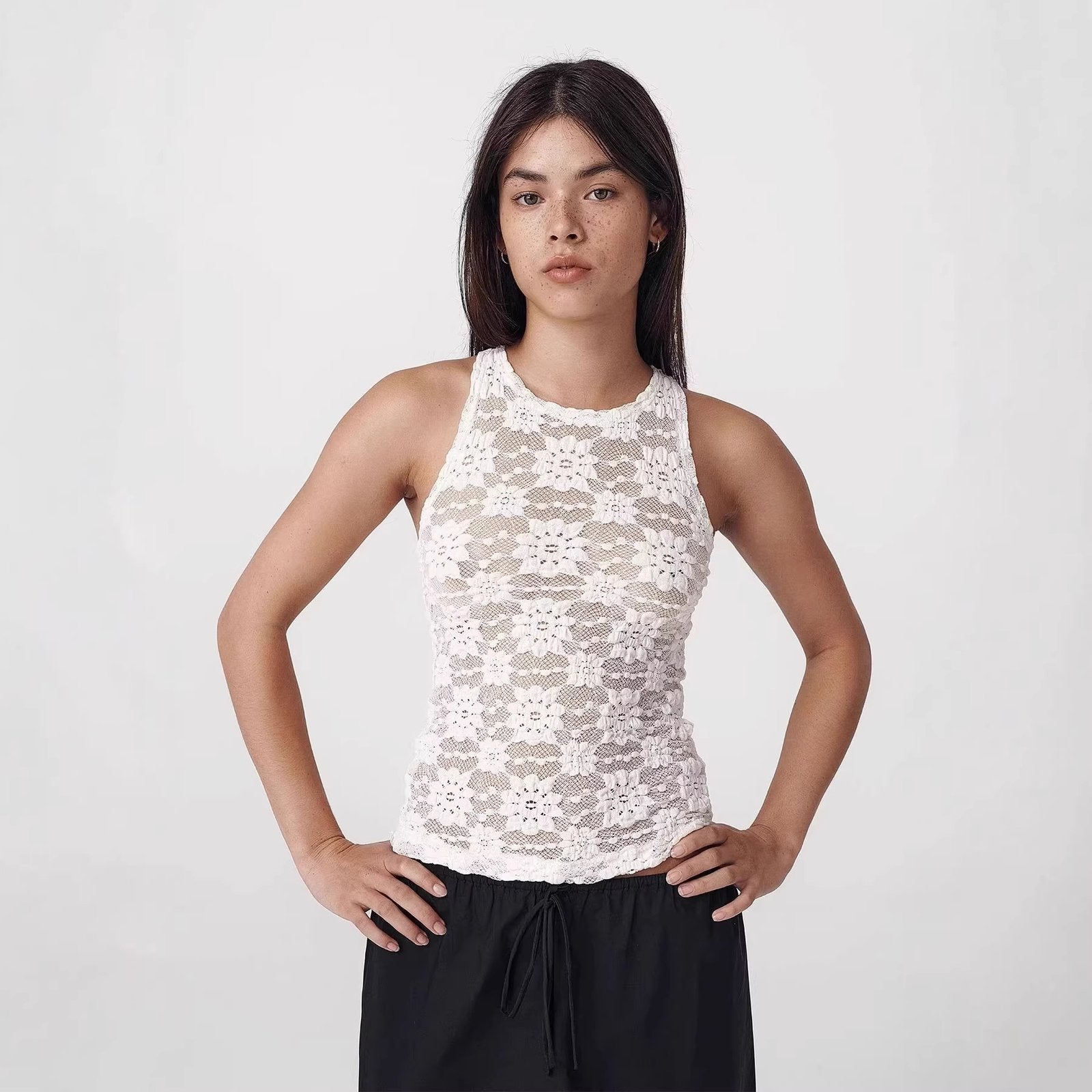 Sexy Slim-fit Hollow-out Top for Women