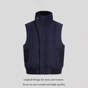 Retro Solid-color Cotton Vest for Men