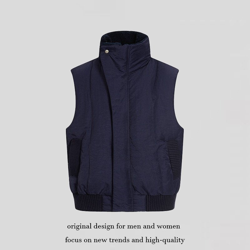 Retro Solid-color Cotton Vest for Men