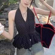 Chic Polka Dot Top