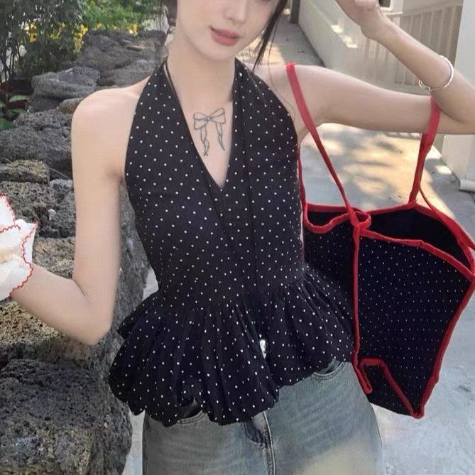 Chic Polka Dot Top