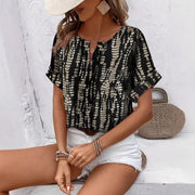 Loose Fit V-Neck Top
