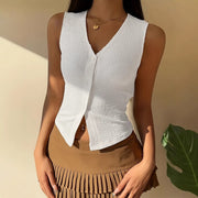 Sleeveless Chic Vest