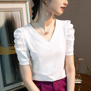 Elegant Puff Sleeve Top