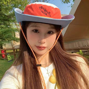 Women's Color-Block Sun Protection Hat