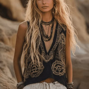 Vibrant Floral Vest Top