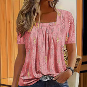 Elegant Print Top