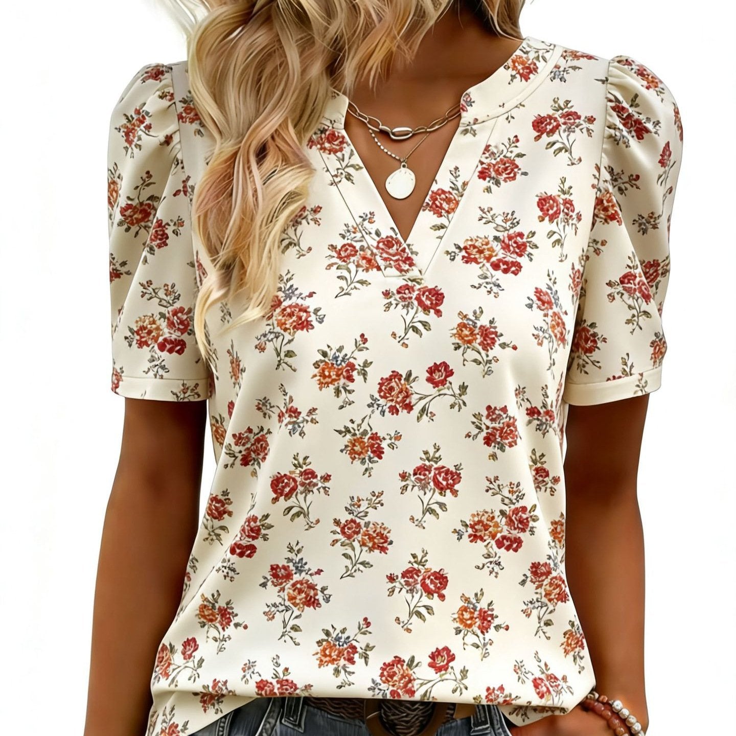 V-Neck Casual Top