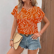 Vibrant Short Sleeve Women's Shirt