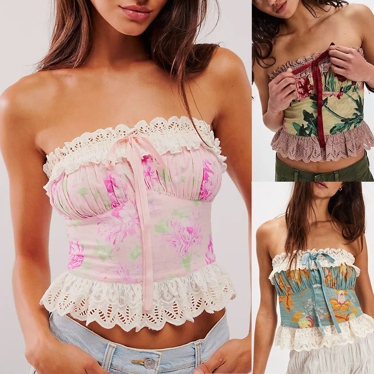 Seductive Lace Crop Top