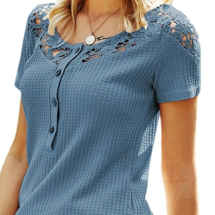 Casual V-neck Tee