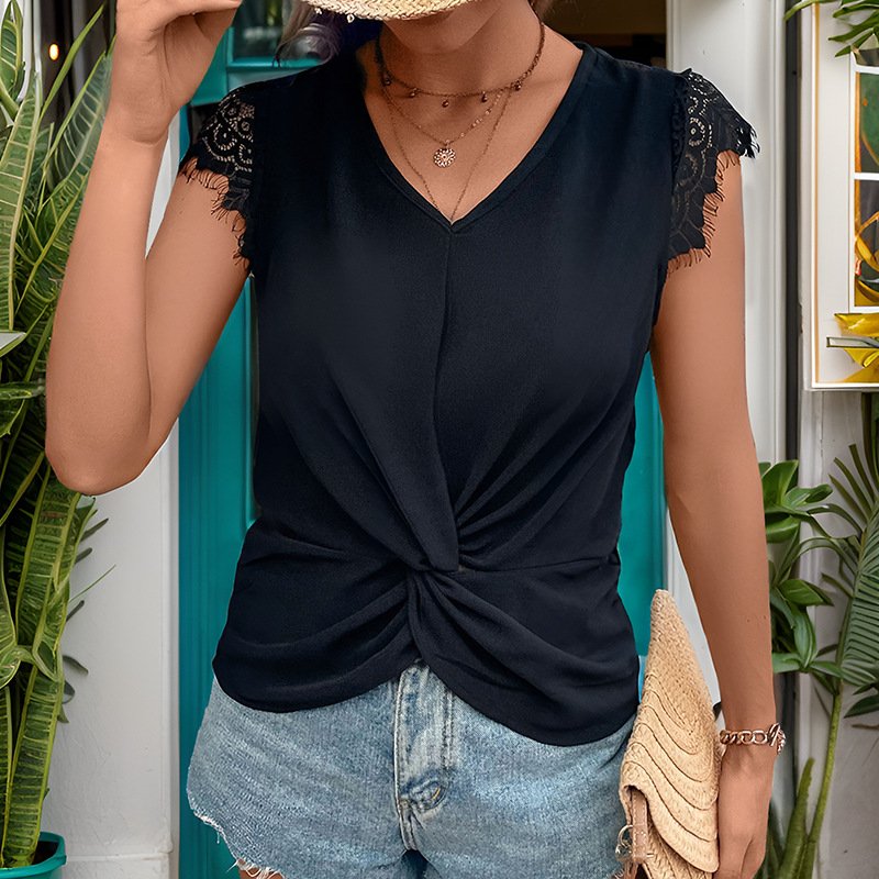 Trendy V-Neck Tee