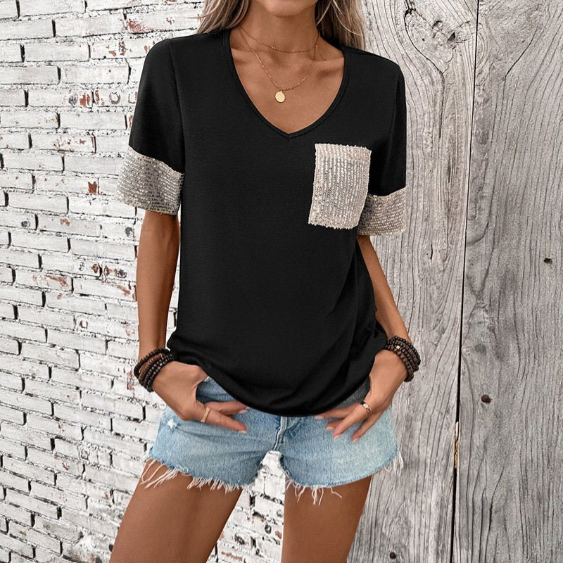 Sequin Casual Top