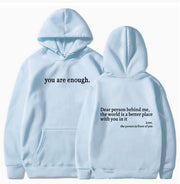 Women's Fleece-lined Hoodie with Custom Letter Logo